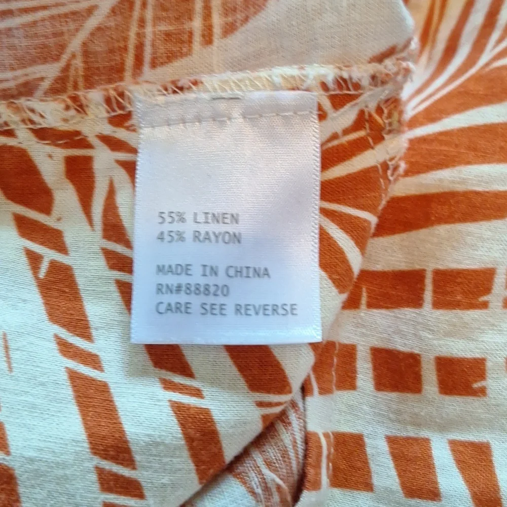 Panama Jack Sleeveless Tie Blouse - Picture 6 of 6